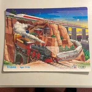 NOT ELIGIBLE FOR BUNDLE DEAL   25-Piece Train Puzzle
